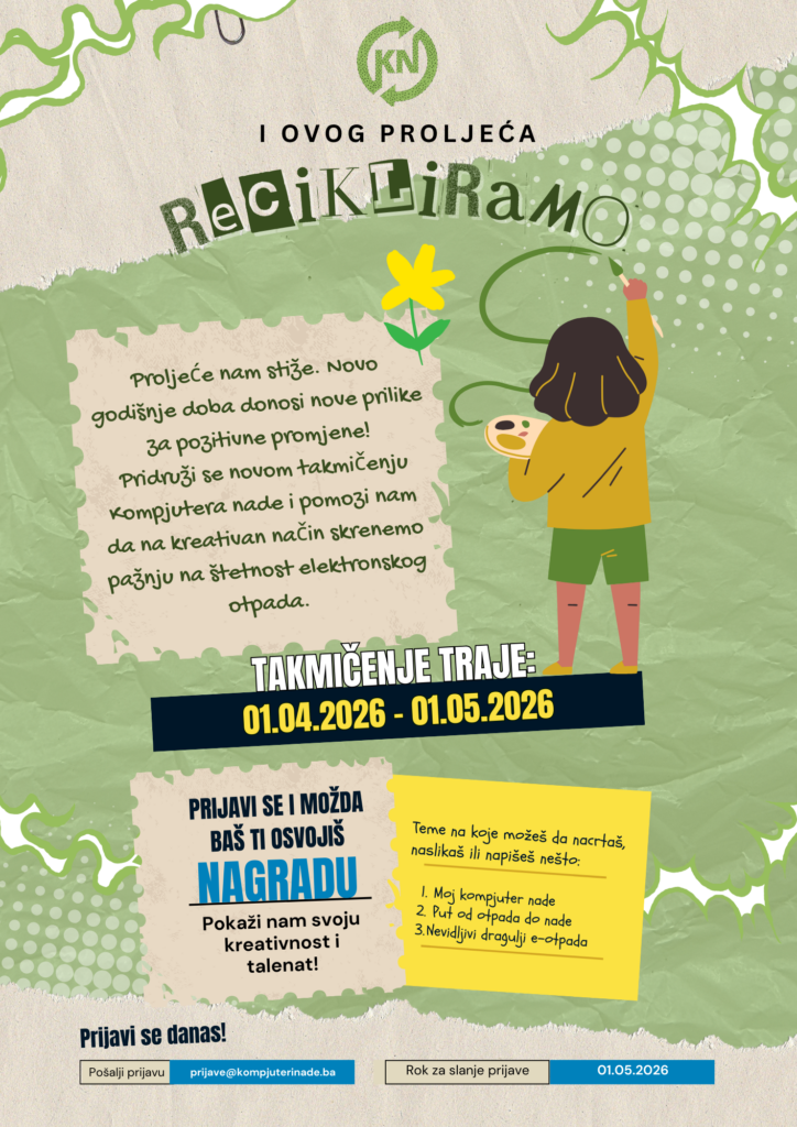  I ovog proljeća recikliramo  – TAKMIČENJE